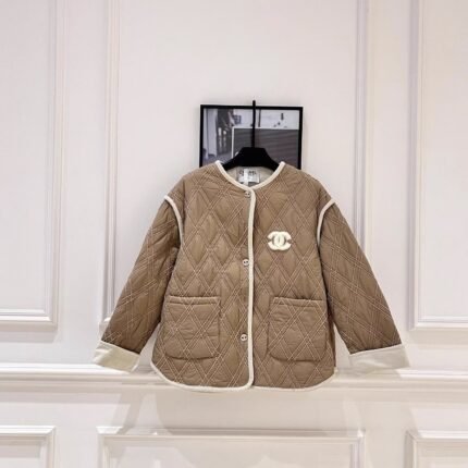 Diamond Pattern Cotton Jacket