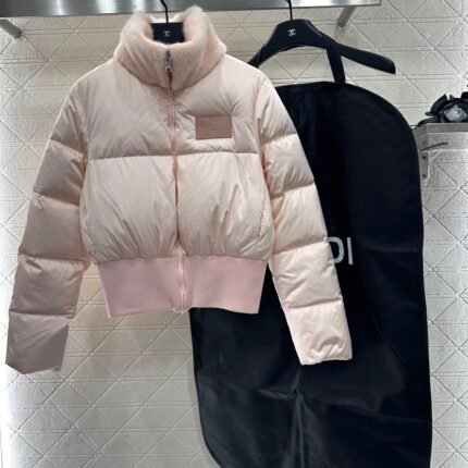 25fw new fur collar waist down jacket