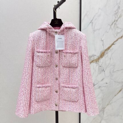 25 Sakura Pink Pearl Woven Jacket