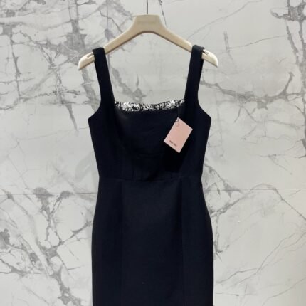 Velvet slip dress